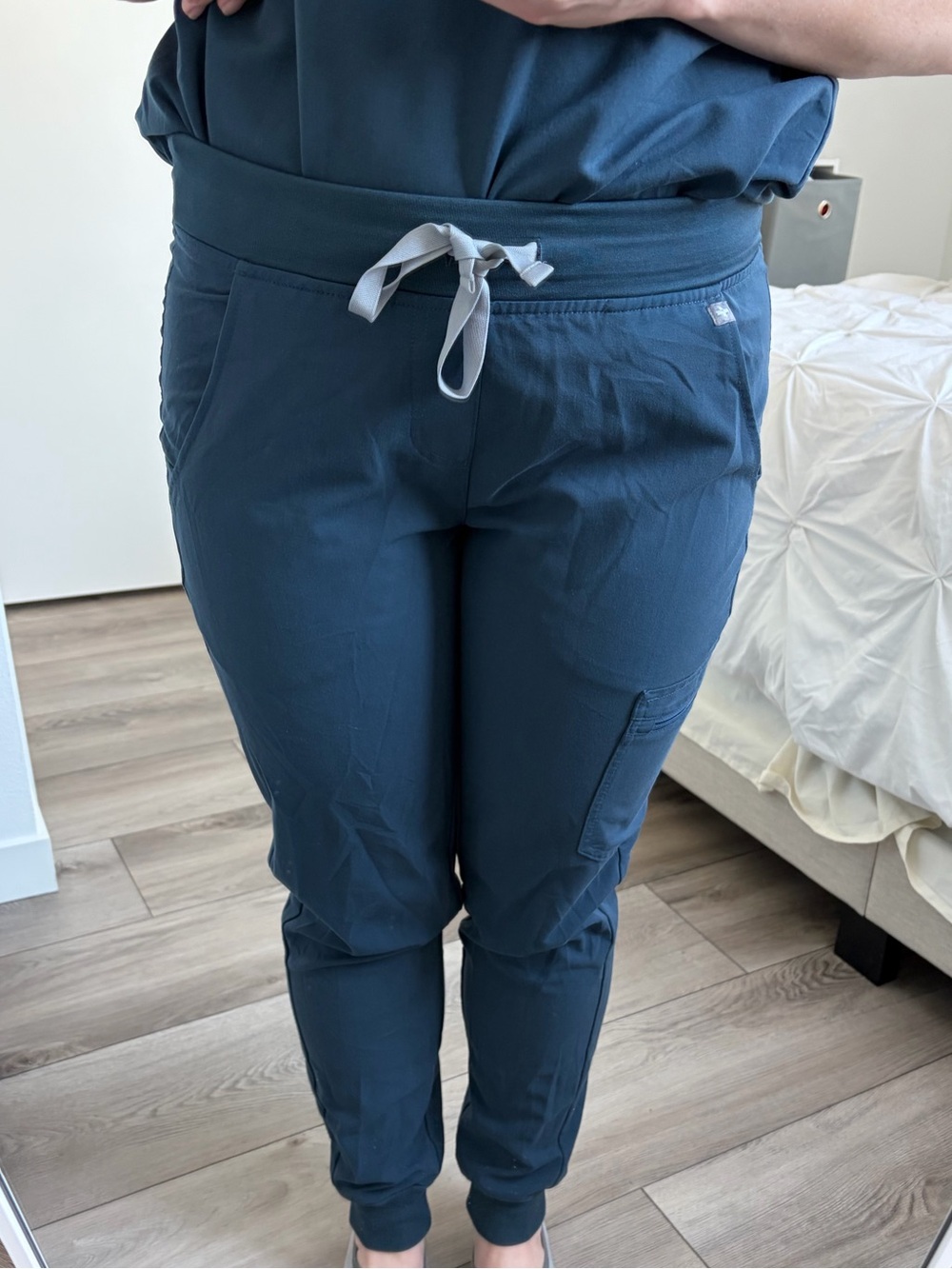 Figs Technical Collection Scrub Joggers in Teal Blue